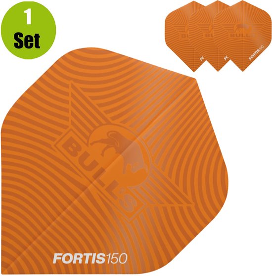 Bulls Fortis 150 Dartflights – Oranje van Bull's