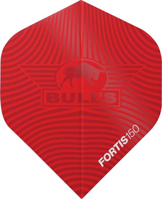 Bulls Fortis 150 Dartflights – Rood van Bull's