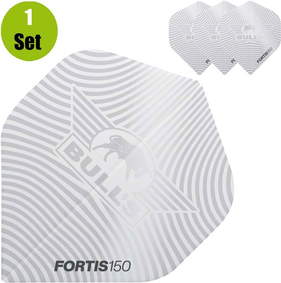 Bulls Fortis 150 Dartflights – Wit van Bull's