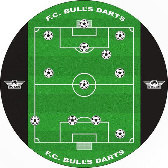 Bull's Game Voetbal Dartbord - Sport - Darten - Uniek van Merkloos
