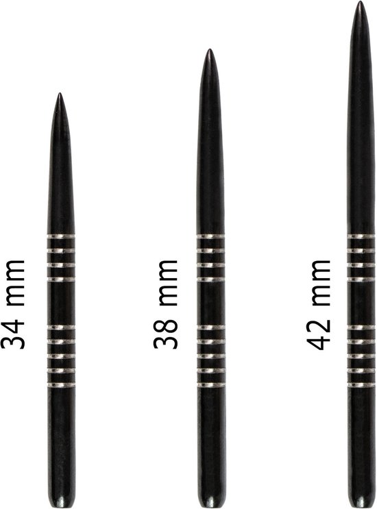 BULL'S GP1 Dart Point Black 42 mm van Merkloos