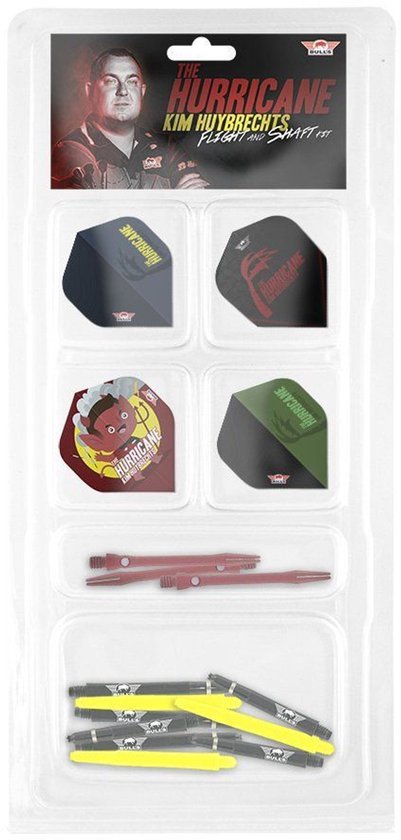 Bull's Hurricane Flight Shaft Kit - Dart Flights van Merkloos