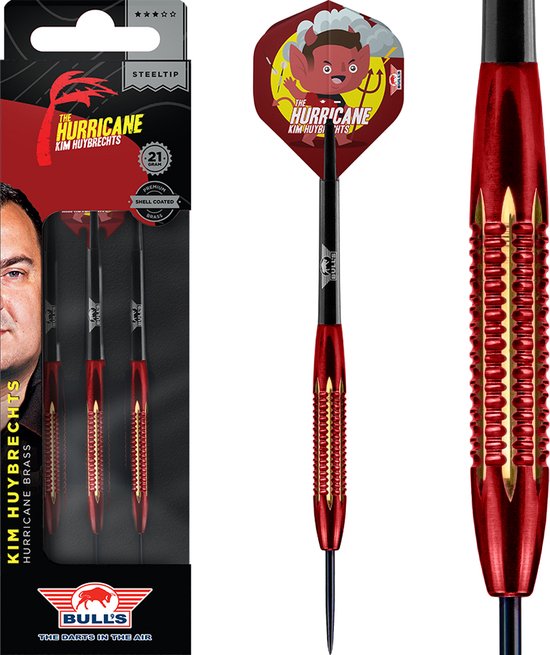 Bull's Kim Huybrechts Hurricane Brass - Dartpijlen - Darts van Bull's