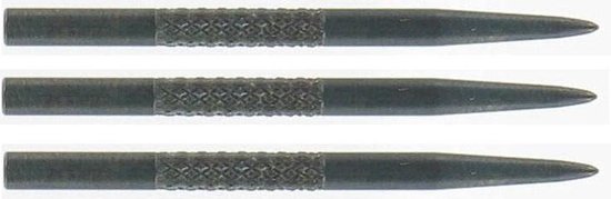 Bull's Knurled Grip Points Black