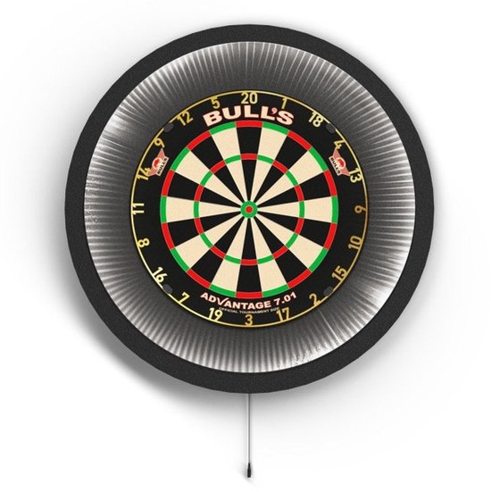 Bull's Lumo XL - Dartbord Verlichting & Surround - 360° LED Verlichting - 120 LEDs - Extra Muurbeveiliging - Darten van Bull's