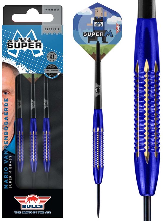 Bull's Mario Vandenbogaerde CS Brass - Dartpijlen - Darts van Bull's
