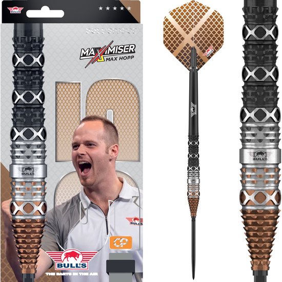 Bull's Max Hopp Convertible Point 95% - Dartpijlen van Bull's
