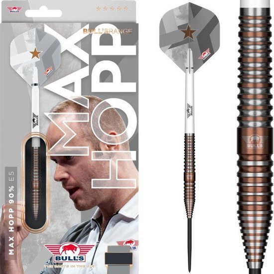 Bull's Max Hopp E5 90% - Dartpijlen van Merkloos