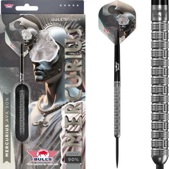 Bull's Mercurius Ava 90% - Dartpijlen van Merkloos