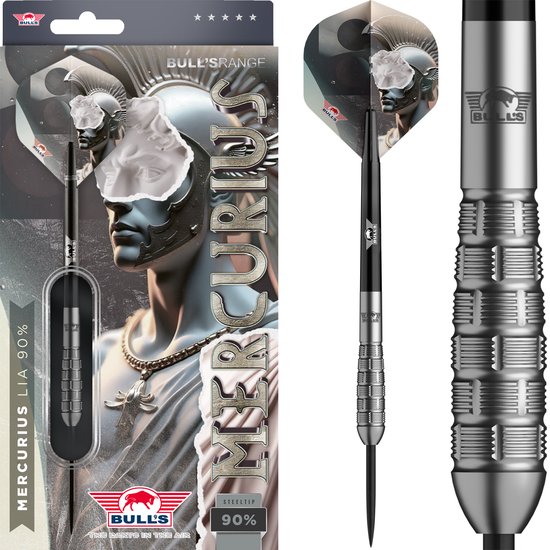 Bull's Mercurius Lia 90% - Dartpijlen van Bull's