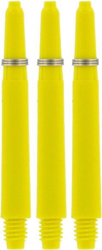 Bulls Nylon Dart Shafts - Geel - In Between - (1 Set) van Bull's