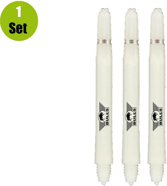 Bulls Nylon Dart Shafts - Naturel - In Between - (1 Set) van Bull's