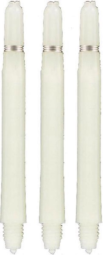 Bulls Nylon Dart Shafts - Naturel - Medium - (1 Set) van Bull's