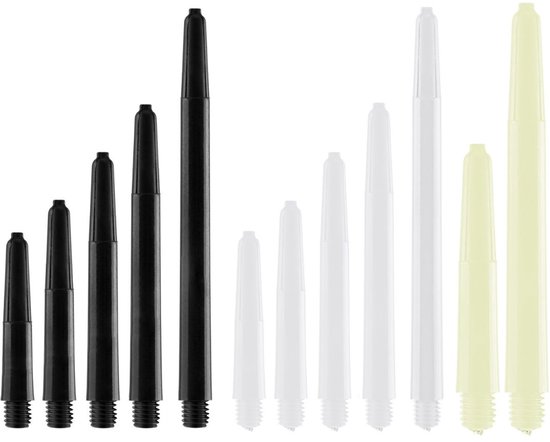Bull's - Nylon 'The Original' White Long - Dart Shafts van Bull's