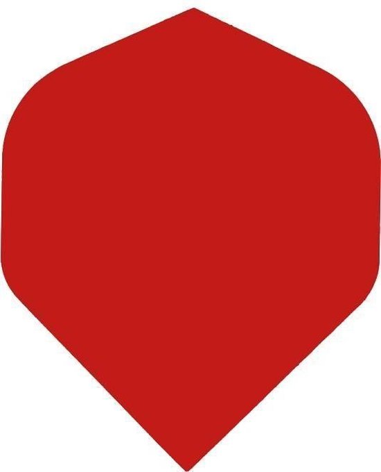 Bull's One00 - Red Plain - Dartflight van Bull's