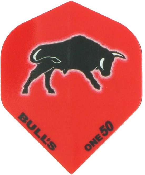 Bull's One50 - Rood - Dart Flights van Bull's