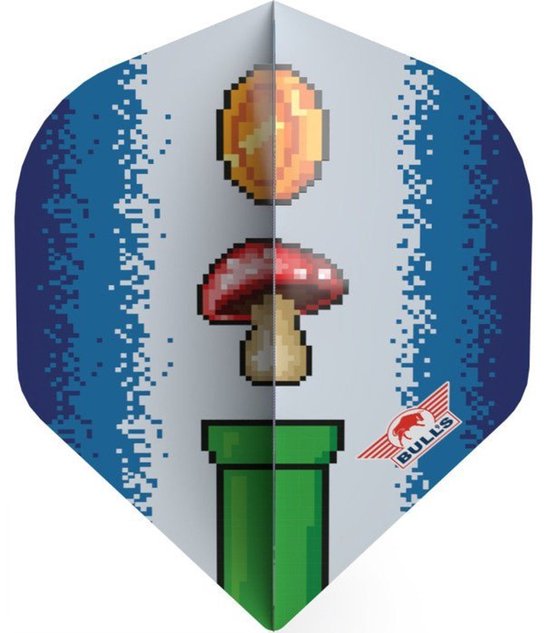 Bull's Player 100 Mario Vandenbogaerde 90 E3 NO2 - Dart Flights van Merkloos