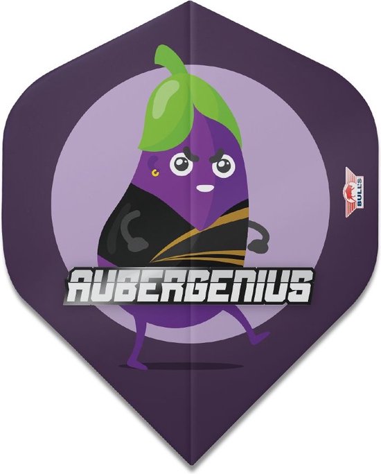 Bull's Powerflite Dirk van Duijvenbode Aubergenius Brass Std. - Dart Flights van Bull's
