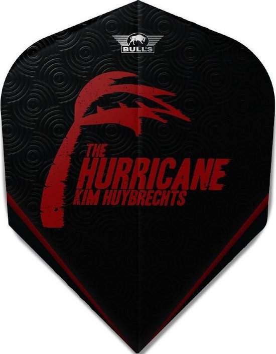 Bull's Powerflite Kim Huybrechts Black Std.6 - Dart Flights van Bull's