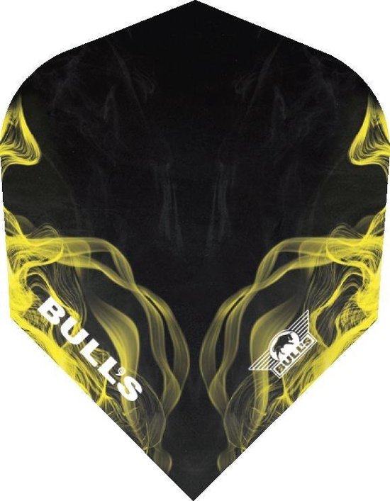 Bulls Powerflite Smoke Dartflights – Geel van Bull's