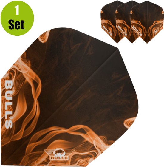 Bulls Powerflite Smoke Dartflights – Oranje van Bull's