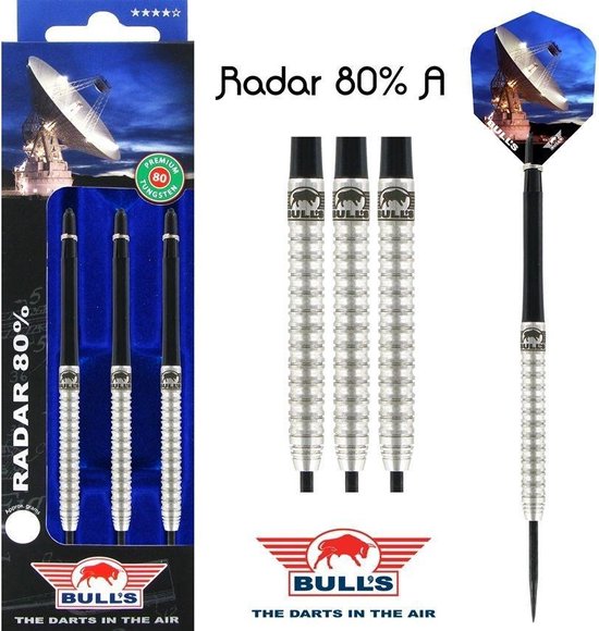 BULL'S RADAR 80% Tungsten 21 - 23 - 25 gram - 21 gram van Bull's