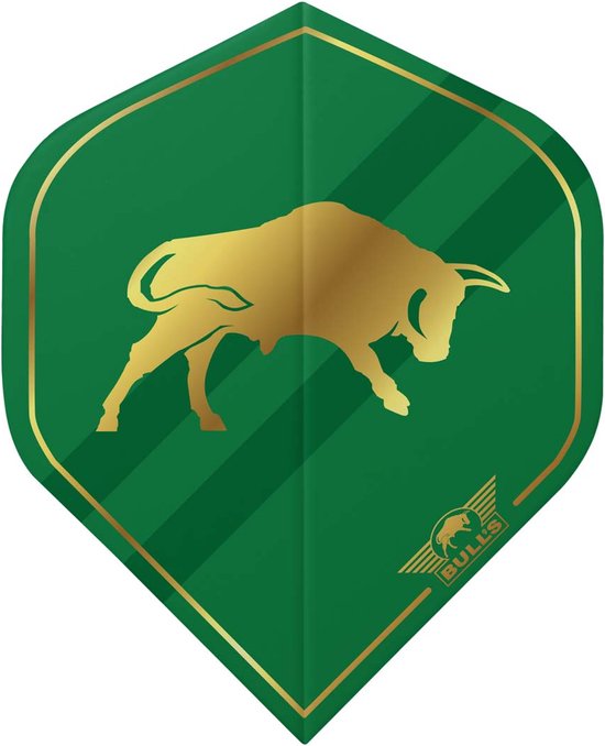 Bull's Retro Std Green - Dart Flights van Bull's