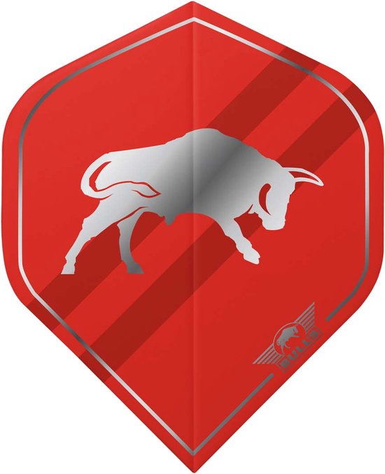 Bull's Retro Std Red - Dart Flights van Bull's