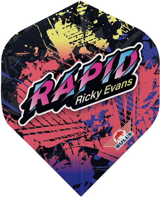 Bull's Ricky Evans 90 No.2 - Dart Flights van Merkloos