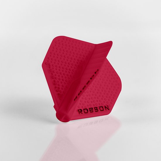 Bull's Robson Plus Dimpled Red No.2 - Dart Flights van Bull's