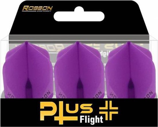 Bull's Robson Plus Flight Std. - Purple - Dart Flights van Bull's