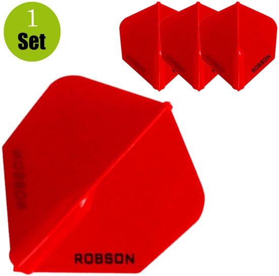 Bull's Robson Plus Flight Std. - Red - Dart Flights