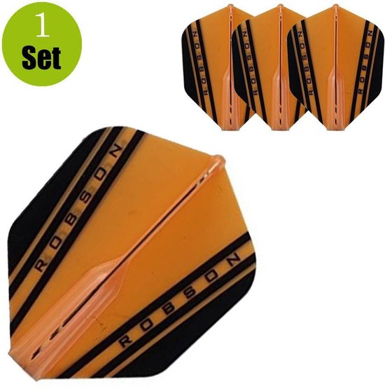 Bull's Robson Plus Flight Std.6 V - Orange - Dart Flights van Bull's
