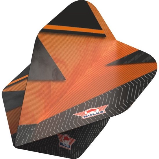 Bull's Series 100 Lightning Orange NO2 - Dart Flights van Bull's