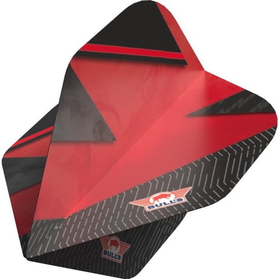 Bull's Series 100 Lightning Red NO2 - Dart Flights van Merkloos