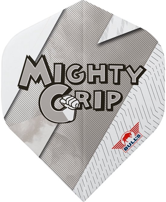 Bull's Series 100 Lightning White Mighty Grip NO2 - Dart Flights van Bull's