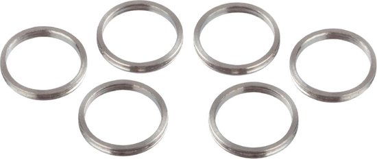 Bull's Shaft Rings Aluminium Zilver 6 Stuks van Bull's