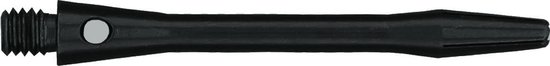 BULL'S shaft simplex colour Aluminium Medium zwart van Bull's