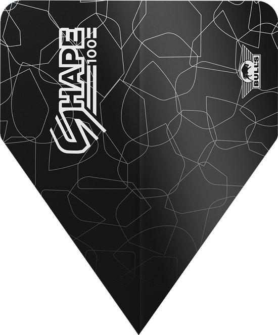 Bull's - Shape 100 - Delta - Zwart van Bull's