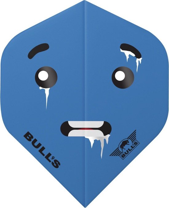 Bull's Smiley 100 Cold Std. - Dart Flights van Bull's