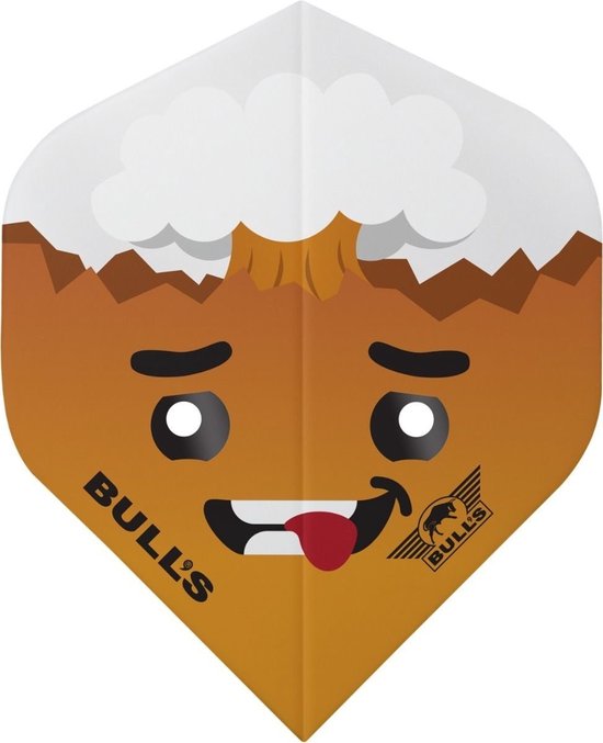 Bull's Smiley 100 Crazy Std. - Dart Flights van Bull's