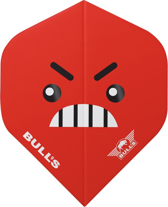 Bulls Smiley Dartflights - Angry van Bull's