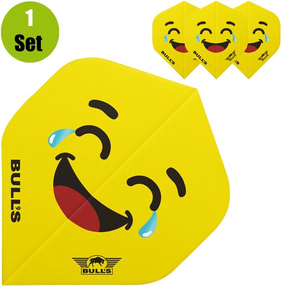 Bulls Smiley Dartflights - Laugh Crying van Bull's