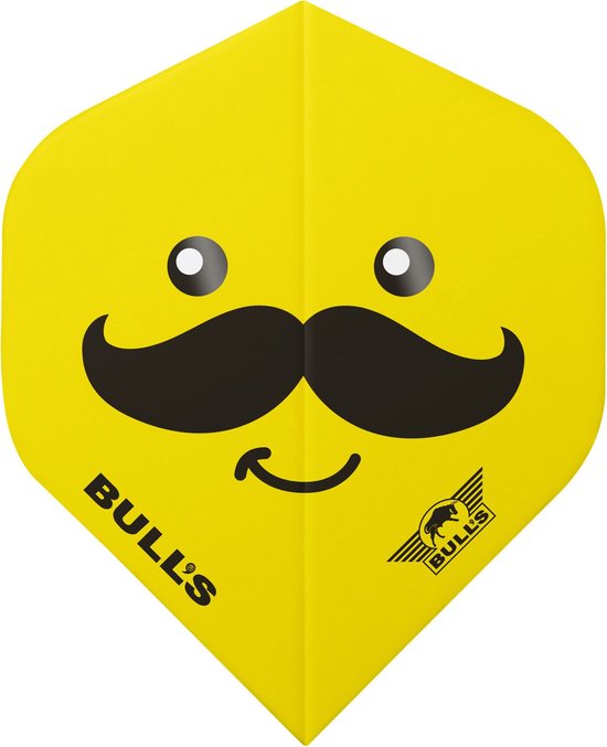 Bulls Smiley Dartflights - Mustache van Bull's