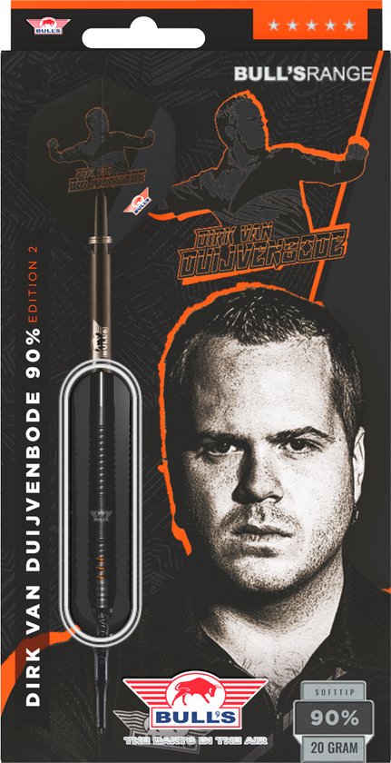 Bull's Softtip Dirk van Duijvenbode E2 90% 20 gram van Bull's