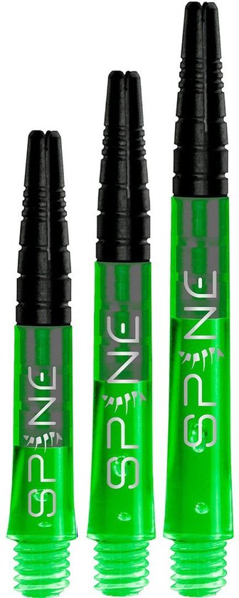 Bull's Spine Green - Dart Shafts Short van Merkloos