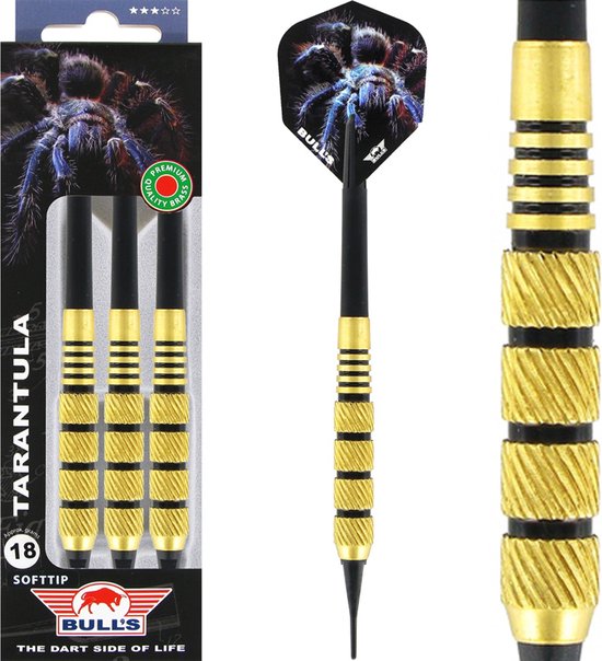 Bull's Tarantula Brass Soft Tip - Dartpijlen - 18 Gram