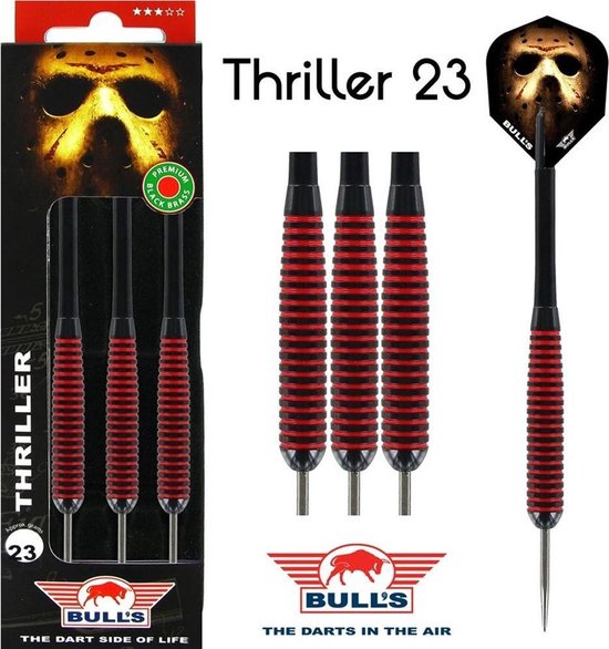 Bull's Thriller Black Brass 23 gram - Dartpijlen - 23 Gram van Bull's