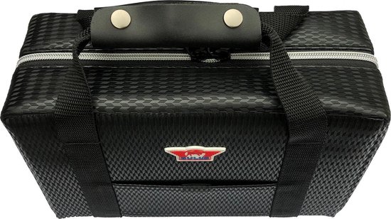 Bull's Ubertas Dartcase - Dartkoffer Zwart - XL van Bull's