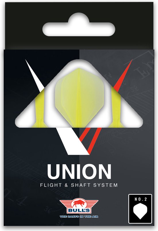 Bull's Union Flight System - Shaft Flight Systeem - No.2 - Geel - Medium van Merkloos